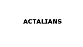 Actalians